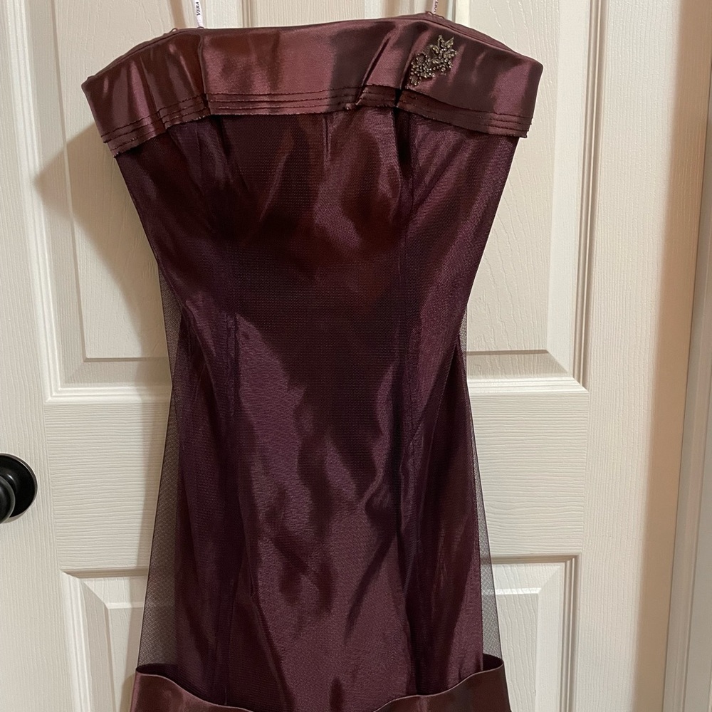 Vera Wang Size 8 Strapless Dress NWT